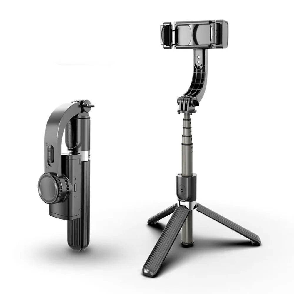 Customizable Mobile Phone Wireless Bluetooth Selfie Stick Tripod Anti-shake Handheld Balance Stabilizer