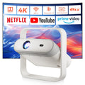Salange P40 Portable Projector 4K HD Native 1080P 500 ANSI Support Dolby Audio for Cinema Outdoor 2026 New LCD Proyector