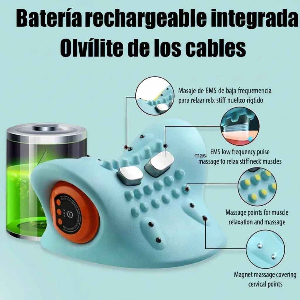 Almohada Masajeadora Eléctrica para Cuello y Cabeza