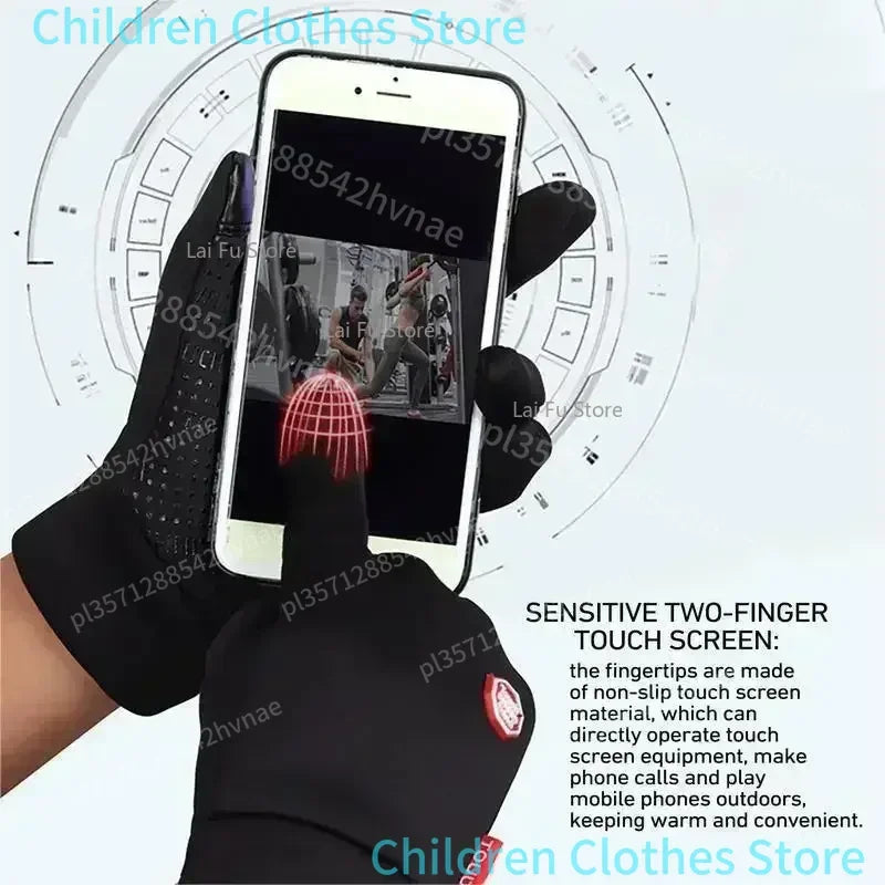 Winter Warm Rechargeable Electric Liner Heated Gloves Outdoor Riding Skiing Motorcycling Gloves Cycling Accessories Hand Warmer