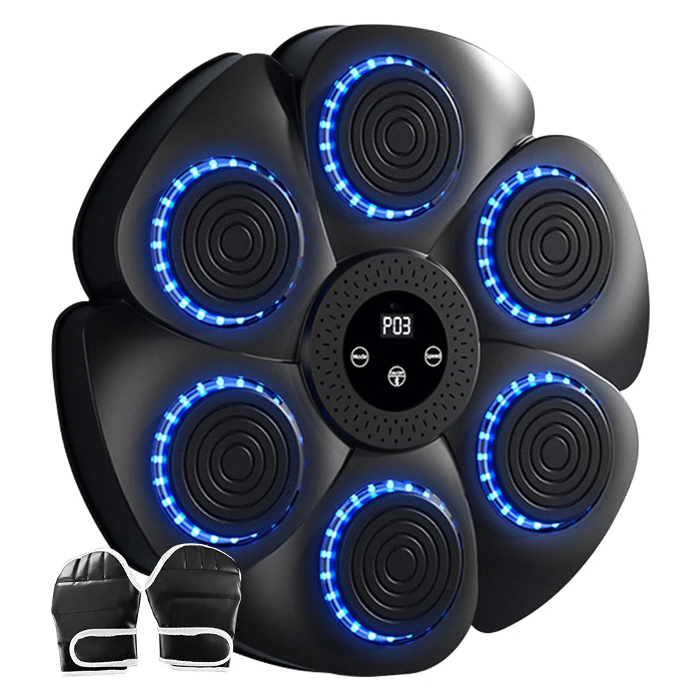 Smart Bluetooth Music Boxing Machine Gloves Boxing Training Punching Bag Boxing Equipment Muay Thai Home Gym For Adults Kids