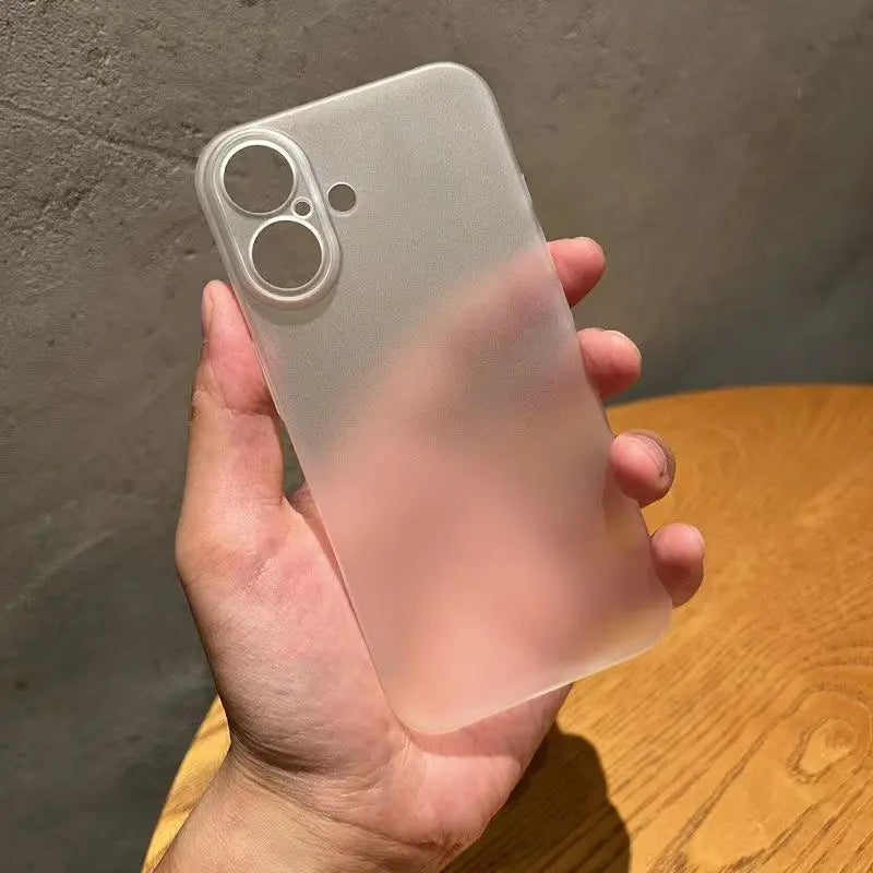 Ultra Thin PP Matte Phone Case For iphone 17 16 15 14 Plus 13 12 mini 11 Pro Max air 16e 17e Shockproof Protection Cover Case