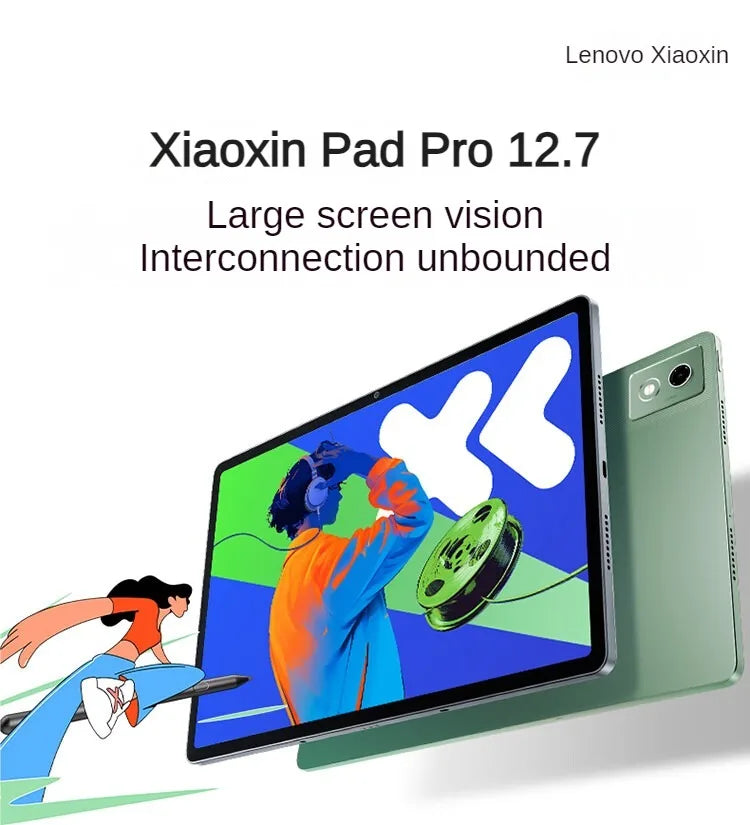 New 2025 Original Lenovo Xiaoxin Pad Pro 12.7 2025 Large Screen MTK Dimensity 8300 8G 12G 256G  2.9K Screen 10200mAh Tablet