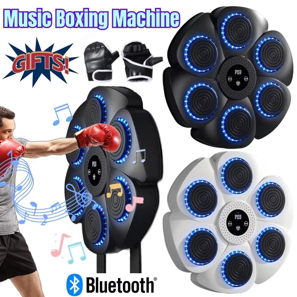 Smart Bluetooth Music Boxing Machine Gloves Boxing Training Punching Bag Boxing Equipment Muay Thai Home Gym For Adults Kids