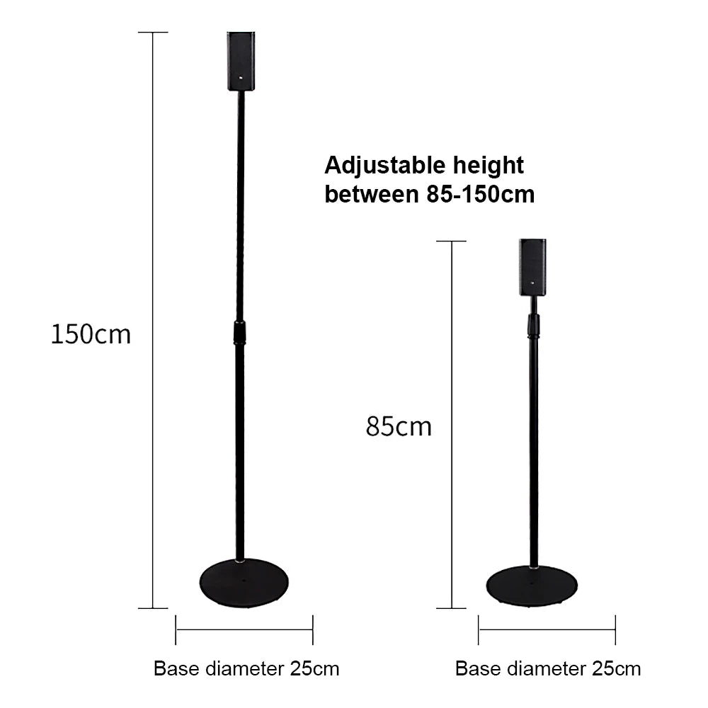 ThundeaL 2PCS Speaker Stand for Q30B 9500S Q900A JBL Bar Height 80-150cm Adjustable Universal Speaker Floor Stand Bracket Holder