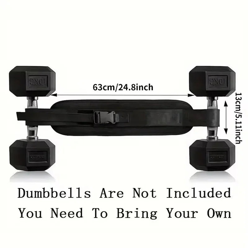 Dumbbell Training & Hip Shaping Home Gym Fitness Equipment Adjustable Weighted Waist Belt for Home Workouts