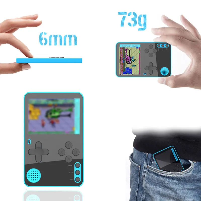Mini Handheld Game Console Built-in 500 Retro Games 2.4inch LCD Screen Console for Kids Toy Game Portable Video Game Player