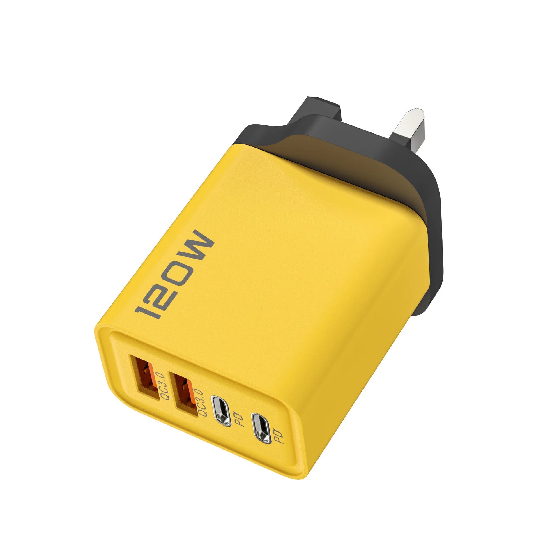 Total 120W Fast Charger Type C Quick Charge 3.0 USB Charger Adapter For iPhone Samsung Xiaomi PD USB Charger Fast Charging Plug