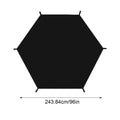 Trampoline Sun Shade Protective Trampoline Tent Cover Waterproof Oxford Foldable Sun Protection Trampolines Canopy Anti-UV