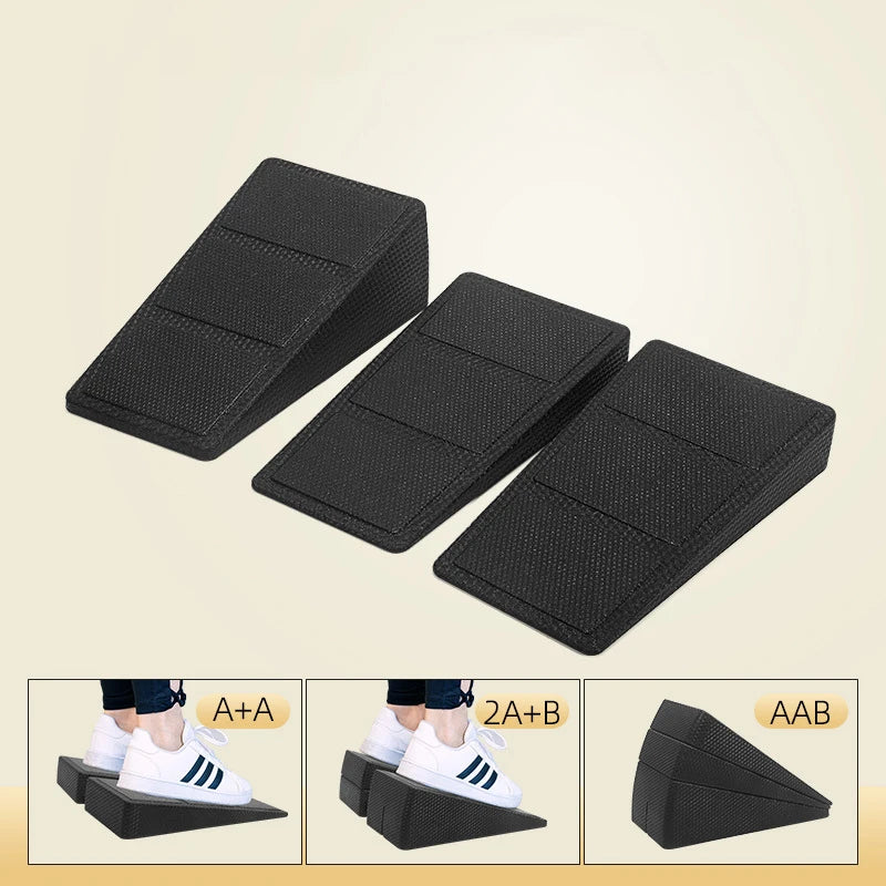 Adjustable Foam Calf Stretchers Incline Slant Board Squat Wedge Block For Fasciitis Physical Therapy Equipment