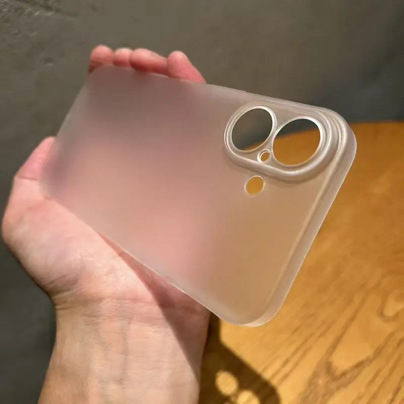 Ultra Thin PP Matte Phone Case For iphone 17 16 15 14 Plus 13 12 mini 11 Pro Max air 16e 17e Shockproof Protection Cover Case