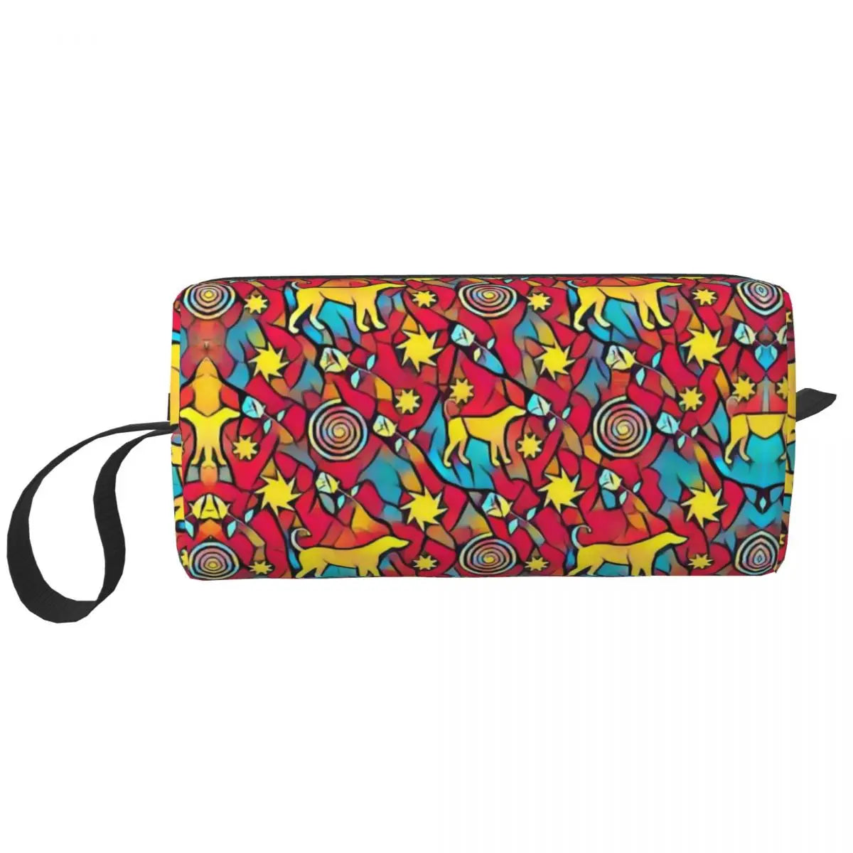 Custom Travel Bingo Balls Toiletry Bag Kawaii Paper Game Makeup Cosmetic Organizer Women Beauty Storage Dopp Kit Box
