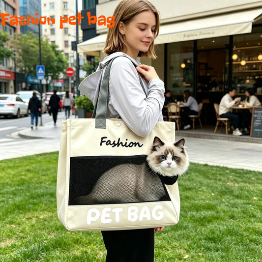 Mochila Transportadora para Perros y Gatos Pequeños – Cómoda y Segura