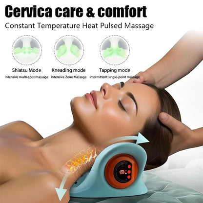 Almohada Masajeadora Eléctrica para Cuello y Cabeza
