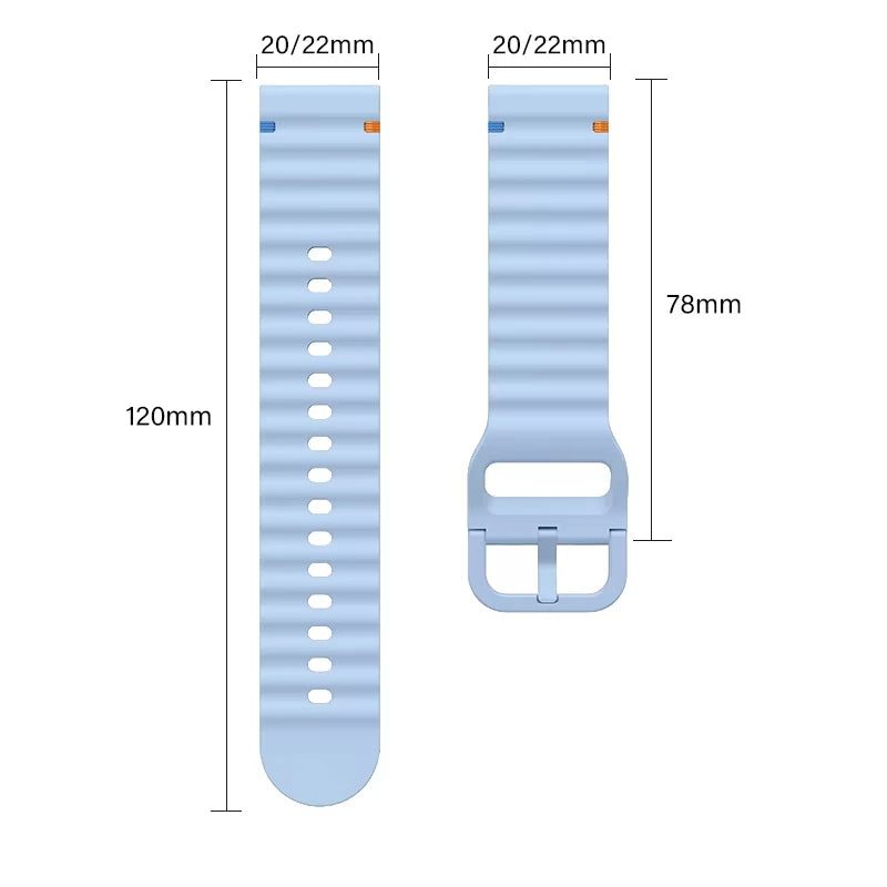 18/20/22mm Sport Silicone Strap For Realme Watch 5 Bracelet for Realme Watch S2/Realme S SPro/2 Pro 3 3 Pro/ huawei Watchband