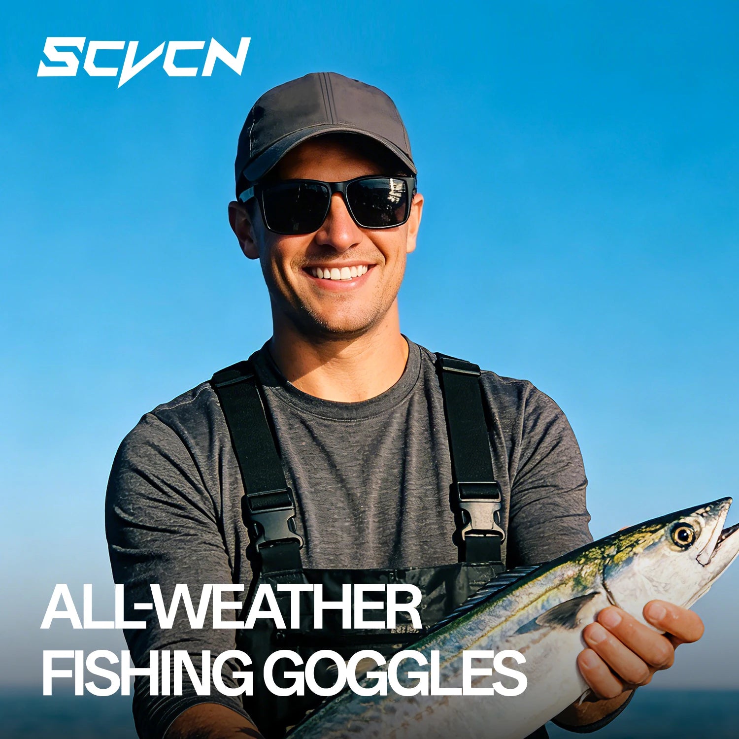 SCVCN Fishing Polarized Sunglasses Outdoor Sport Photochromic Glasses Men Outdoor Cycling Bike UV400 Protective Hiking Goggles