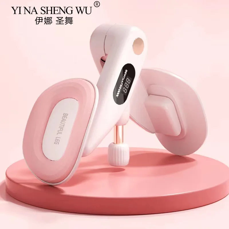 Kegel Exercises Device Thigh Master Adjustable Resistance with Counter Muscle Trainer 360 Degree Rotation for Yoga Floor Muscle
