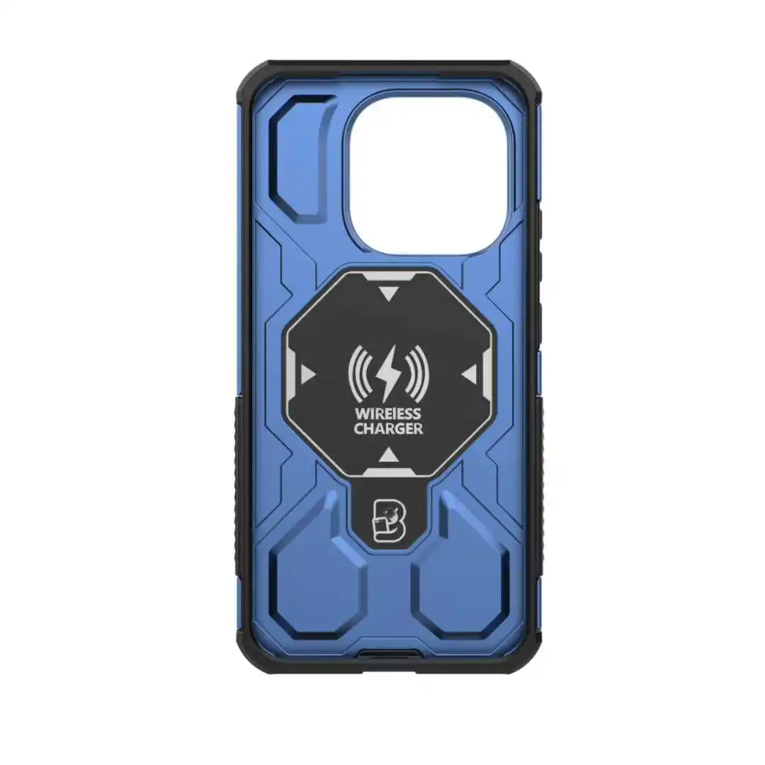 Rugged Armor Protect Ring Stand Cover For Xiaomi 15T Pro 17 Pro Max Redmi Note 15 Pro Plus 15 15C Wireless Charging Phone Case