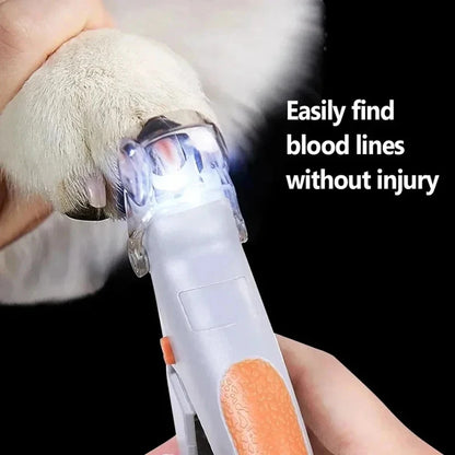 Cortaúñas LED para perros y gatos – Corte seguro y preciso