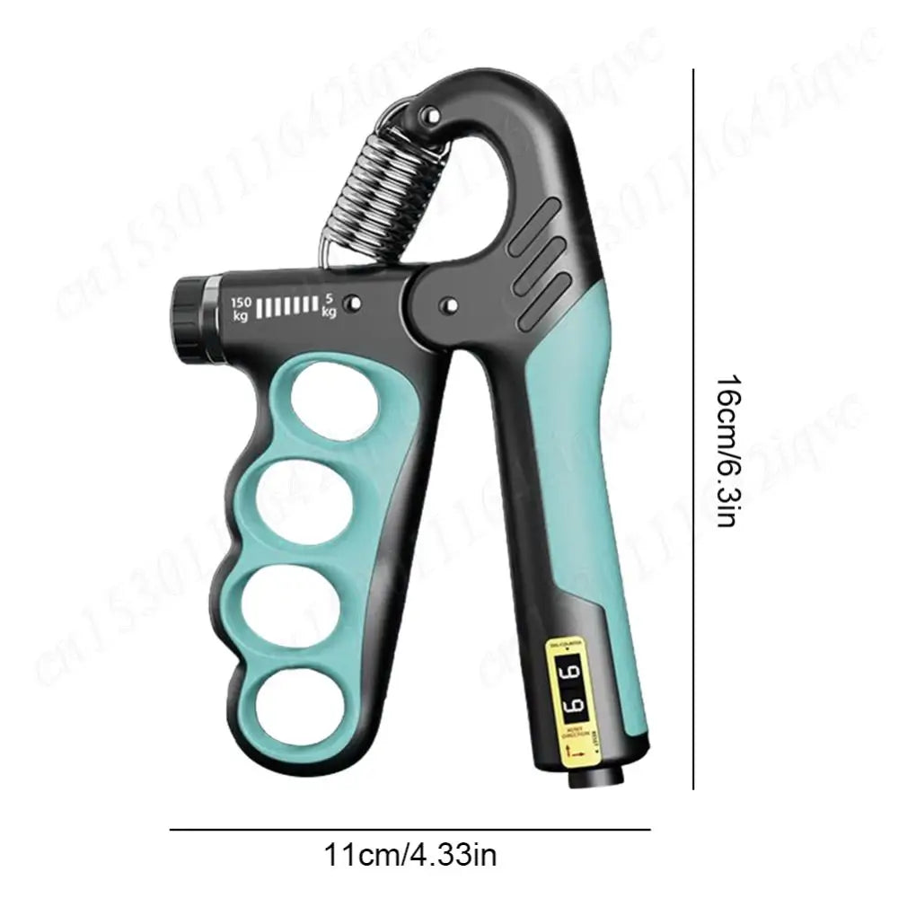 Adjustable Hand Grip Strengthener 5-150KG Grip Strength Trainer with Counter Ergonomic Hand Strength Exercise for Gym Fitness