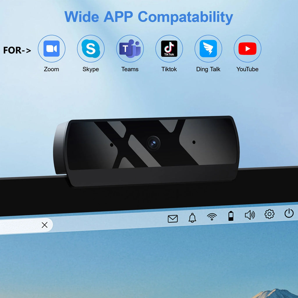 Cámara Web HD 1080P con micrófono, cámara web USB con enfoque automático, cámara para PC y portátil para transmisión en vivo/videollamadas/conferencia Plug and Play