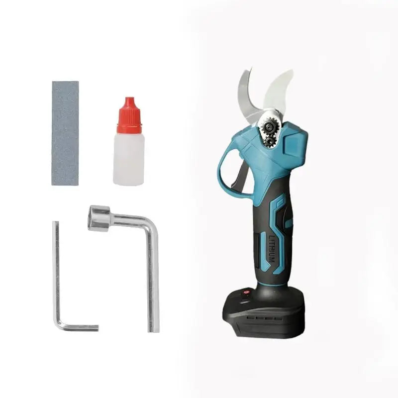 Cordless Electric Garden Pruning Shears Brushless Motor Fruit Tree Branch Cutter Scissors Fit  20V Battery Without Battery