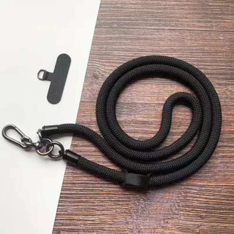 1pc Outdoor Mobile Phone Hanging Rope Crossbody Backable Neck Hanging Strap Durable Phone PLR Lanyard for Mountainous Anti-lost
