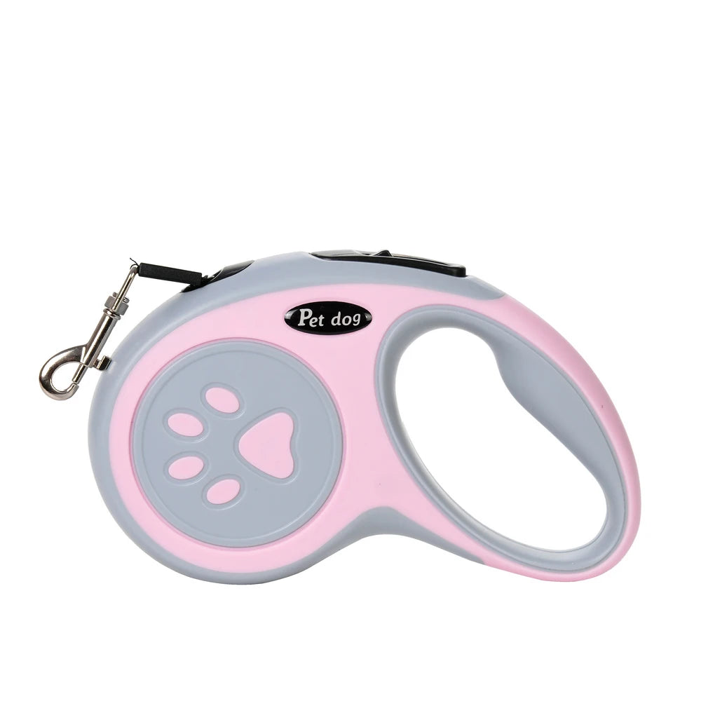 Retractable Dog Leash 3M/5M Pet Walking Lead One-Button Lock Non-Slip Handle for Small Dogs Cats Training Hiking Puppy Supplies
