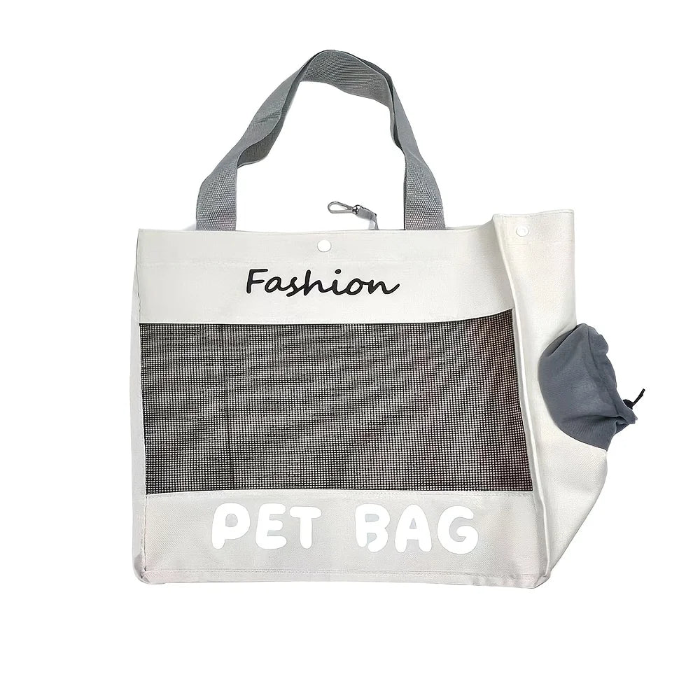 Mochila Transportadora para Perros y Gatos Pequeños – Cómoda, Transpirable y Plegable