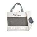 Mochila Transportadora para Perros y Gatos Pequeños – Cómoda, Transpirable y Plegable