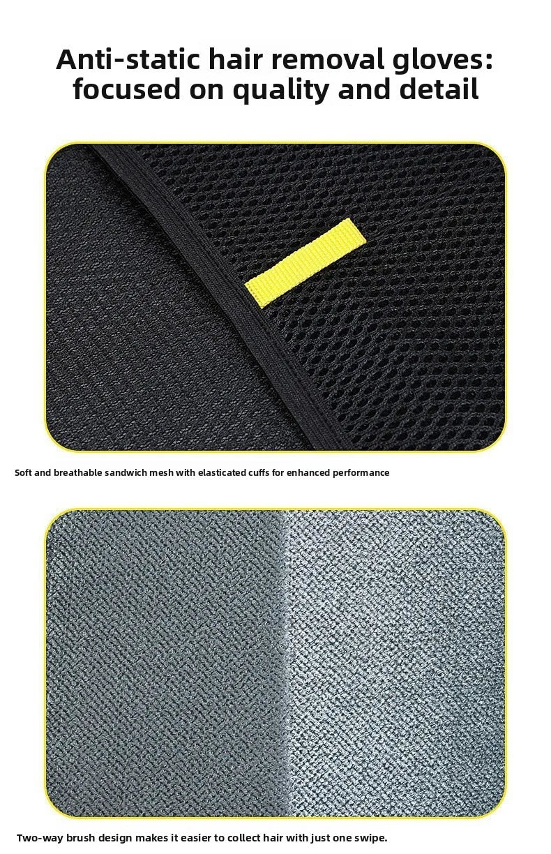 Pet Hair Removal Gloves, Cat hair, Dog Hair Brush, Hair Remover, Household Carpet, Sofa, adhesive Hair Gloves, Cleaning Brush