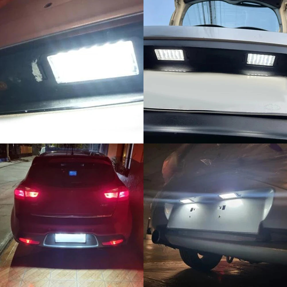 For Hyundai i20 XG30 Terracan HP license plate lights Suitable For Kia Picanto TA white LED car waterproof license plate lights