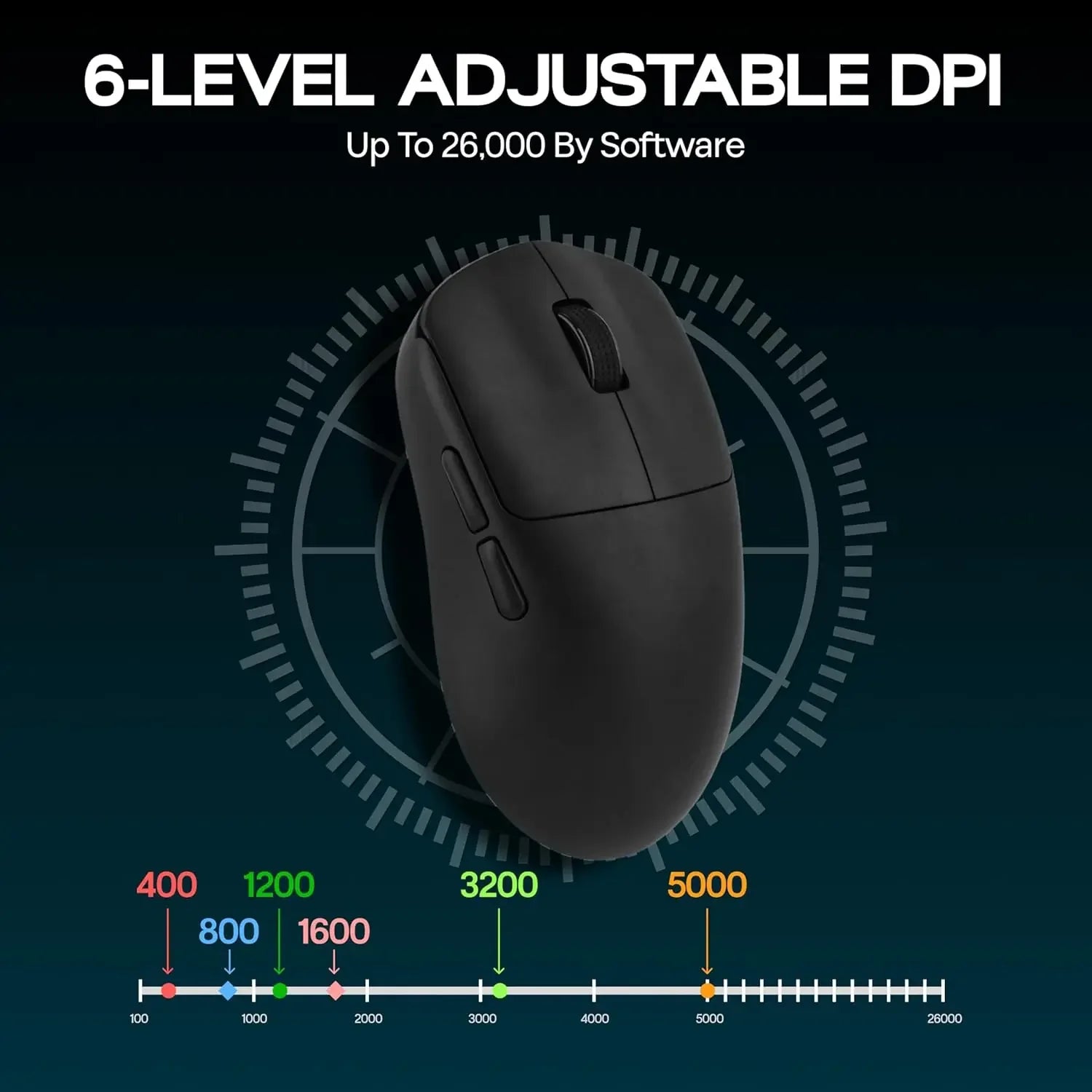 AULA SC800 Gaming Mouse USB-C Wired/2.4G 37g Lightweight 8K Paw3395 Sensor Customized Mice PC E-Sports Gamer Accessories Gifts