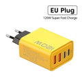 Total 120W Fast Charger Type C Quick Charge 3.0 USB Charger Adapter For iPhone Samsung Xiaomi PD USB Charger Fast Charging Plug