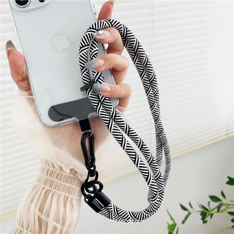 1pc Outdoor Mobile Phone Hanging Rope Crossbody Backable Neck Hanging Strap Durable Phone PLR Lanyard for Mountainous Anti-lost