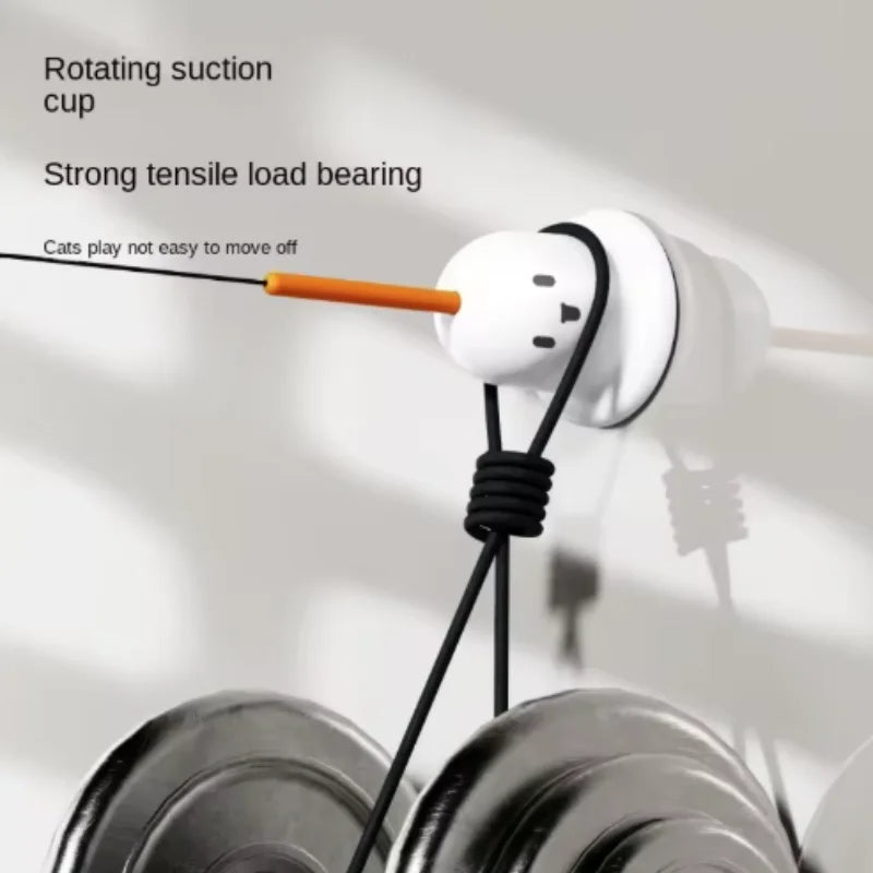 New cat funny cat stick steel wire long pole feather cute cat toy kitten fishing rotating self-pleasure relief pet toy