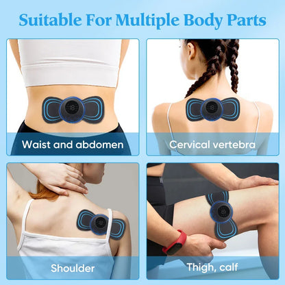Masajeador EMS de Cuello y Cuerpo con Parches