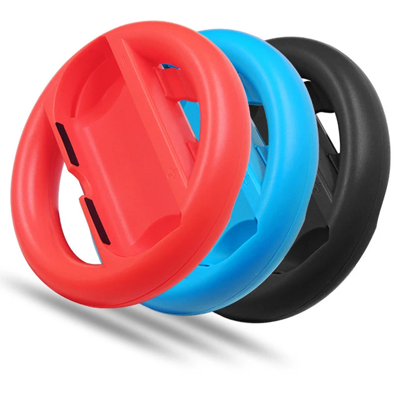 2pcs Left Right Game Steering Wheel Controller Handle Holder Grip JoyCon Controller Gamepad For Nintendo Switch OLED Accessories