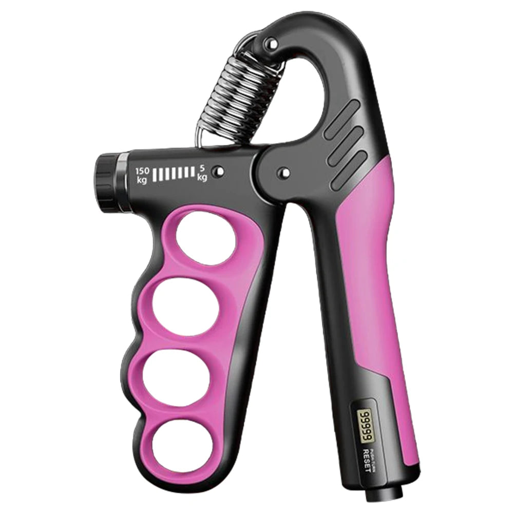 Adjustable Hand Grip Strengthener 5-150KG Grip Strength Trainer with Counter Ergonomic Hand Strength Exercise for Gym Fitness