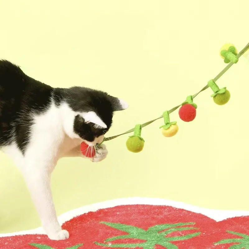 New cat funny cat stick steel wire long pole feather cute cat toy kitten fishing rotating self-pleasure relief pet toy